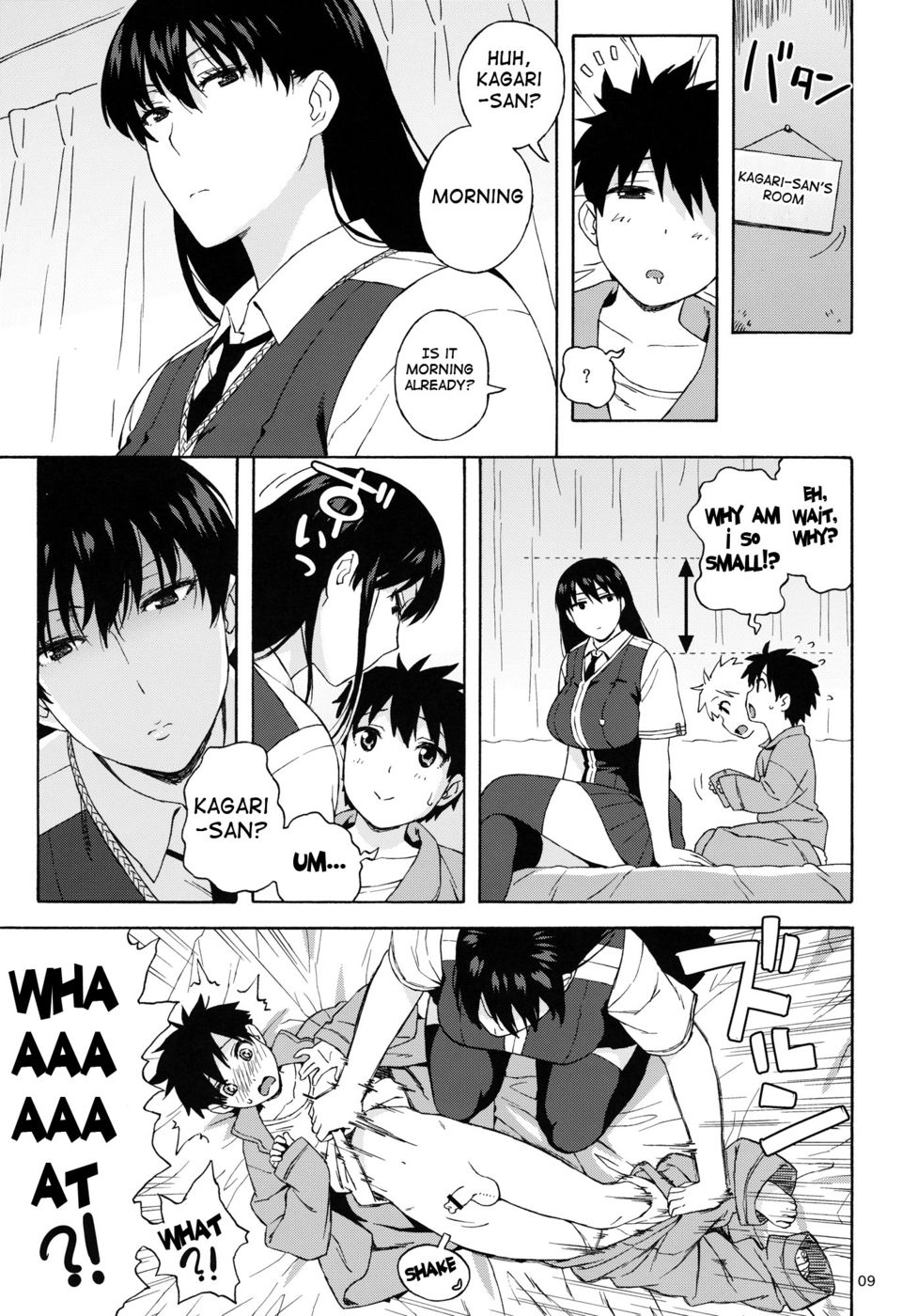 Hentai Manga Comic-What Did I Do, Kagari-san-Read-8